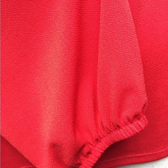 NWOT Banana Republic Red Blouse Perfect for Valentines Day ❤️ Size-S - Picture 6 of 6